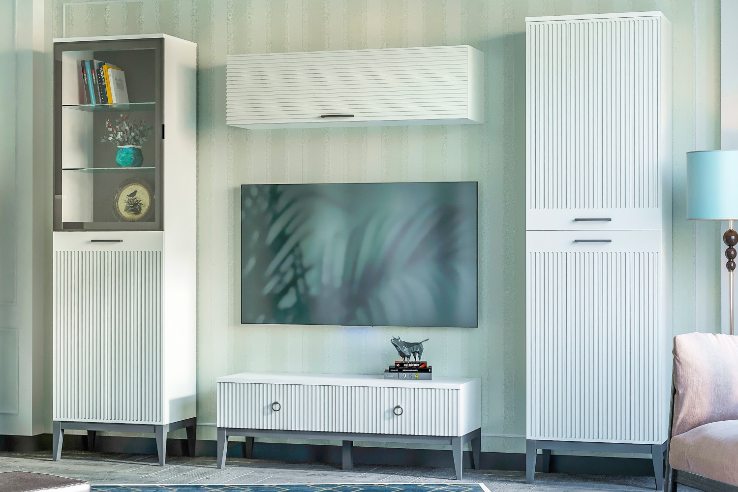 Распродажа - изображение №5 "Комплект мебели для гостиной Хилтон (выставочный образец)"  на www.Angstrem-mebel.ru