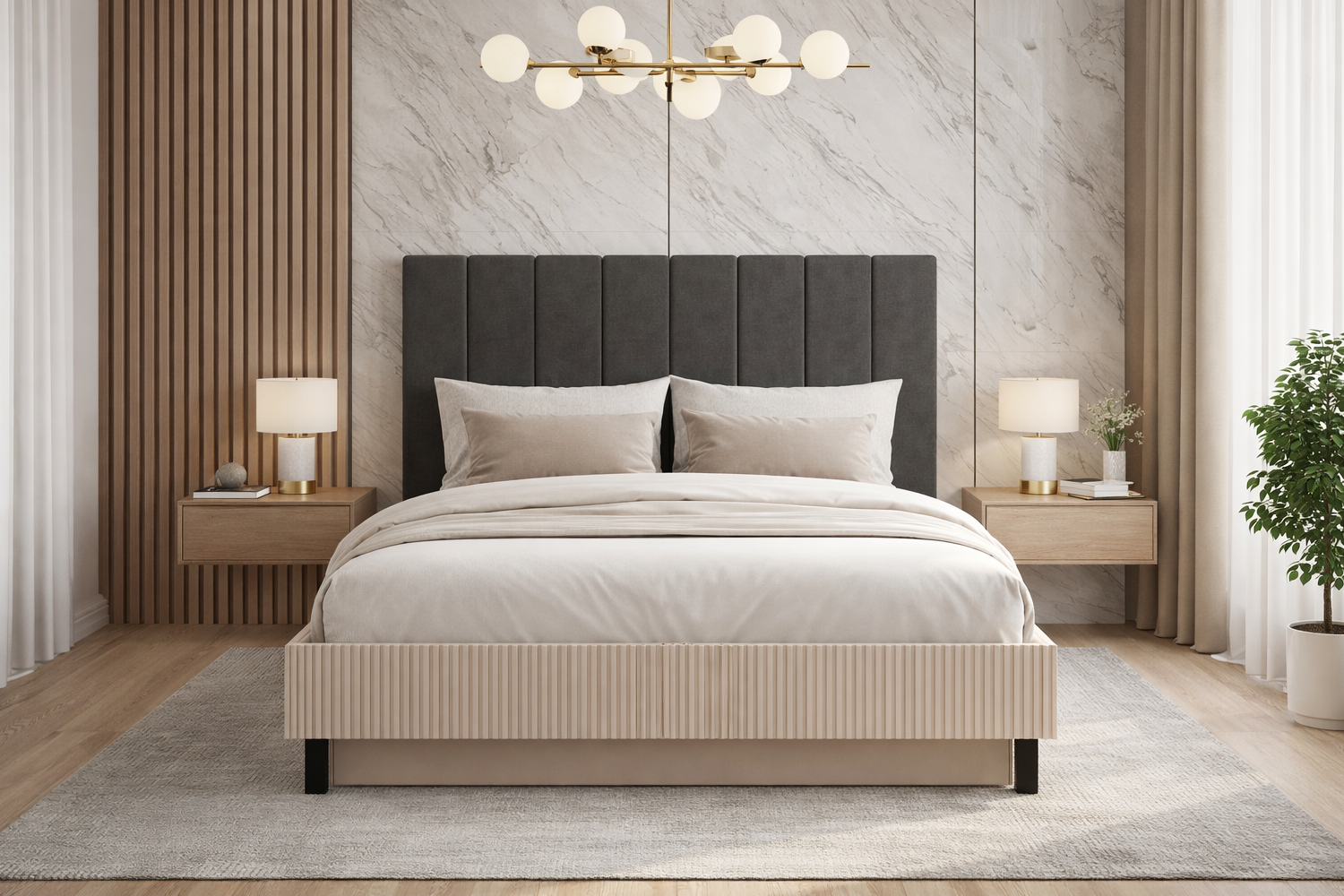 Двуспальные кровати - изображение №5 "Кровать Хилтон"  на www.Angstrem-mebel.ru